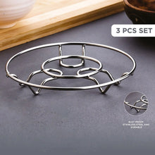 Apex Stainless Steel Wire Hotmate Trivet Stand Set of 3 - Justgrabit Inc.