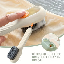 Cleaning Sponge Brush Liquid / Soap Dispenser & With 4 Refill Brush Heads (1 Set) - justgrabit.in | Just Grab It