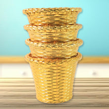 Plastic Flower Valencia (Pot) Home and Outdoor (4 Pc) - justgrabit.in | Just Grab It