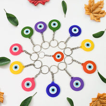Evil Eye Rubber / Silicone Keychain (12 Pcs Set / Mix Color) - justgrabit.in | Just Grab It