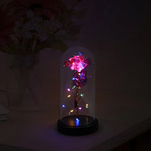 LED Decorative Rose with Butterfly in Transparent Plastic Dome (1 Pc / Battery Not Included) - Justgrabit Inc.