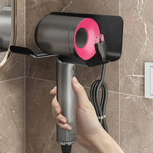 Hair Dryer Holder Wall Mounted Space Plastic Drill Blow Dryer Organizer Rack for Hair Tool Bedroom Bathroom - Justgrabit Inc.