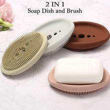 2 in 1 Silicone Cleaning Brush used in all kinds of bathroom purposes for cleaning and washing floors, corners, surfaces and many more things. - Justgrabit Inc.