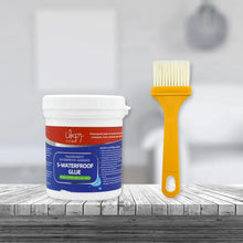 Transparent Waterproof Glue 250g with Brush, Leakage Protection Outdoor Bathroom Wall Tile Window Roof, Anti - Leakage Agent, sealant glue, Roof Sealant Waterproof Gel - justgrabit.in | Just Grab It
