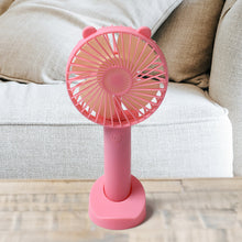Portable Classic Hand Fan 3 - Speed Table Fan for Office School Home Use - justgrabit.in | Just Grab It