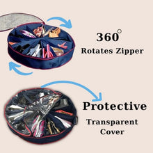 Round Foldable Shoe Organizer Bag 12 - Section - Justgrabit Inc.