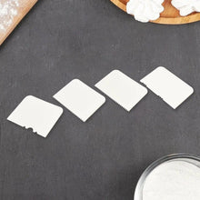 Plastic Cake Scraper Cake Decorating Pastry Baking Tool (4 Pcs Set) - justgrabit.in | Just Grab It