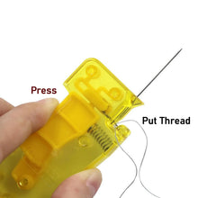 Needle Threader, Stylish Appearance Comfortable Grip Lightweight Portable Automatic Needle Threader for Sewing for Home (1 Pc) - Justgrabit Inc.