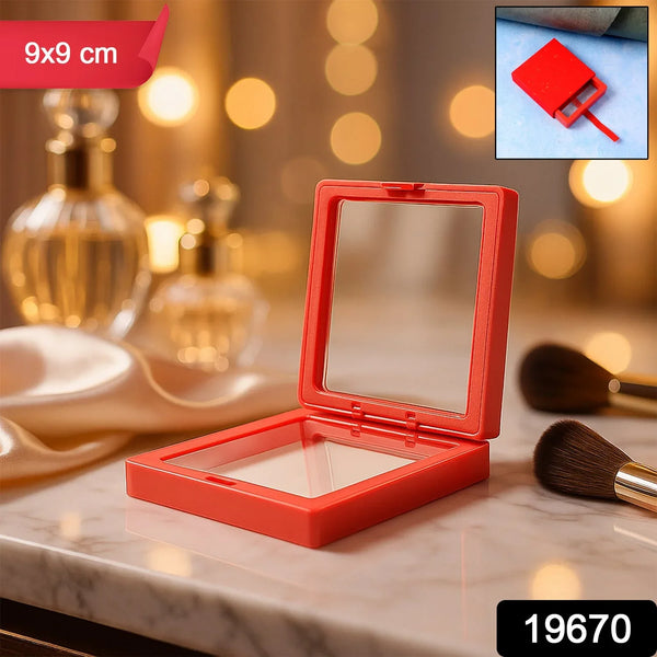 Transparent Jewellery Display Box (9x9 cm / 1 Pc) - justgrabit.in | Just Grab It