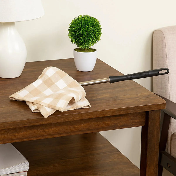 Non - Extendable Dusting Cloth with Handle (1 Pc) - justgrabit.in | Just Grab It