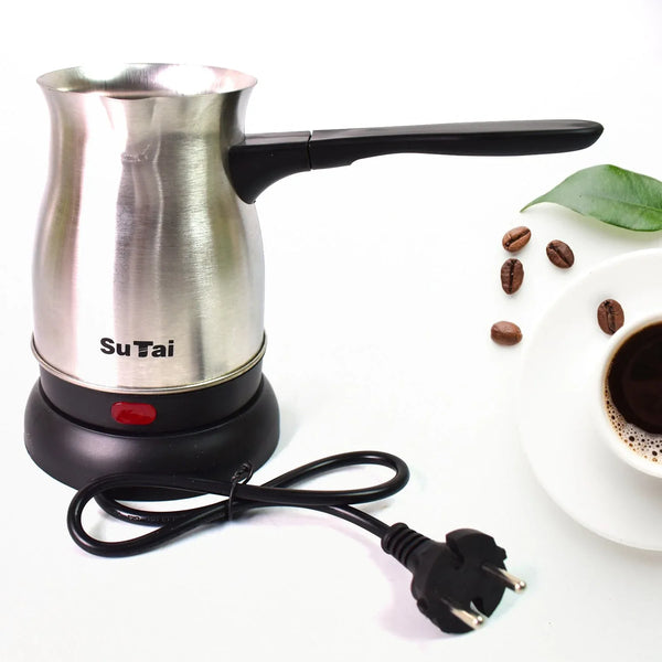 Coffee Pot, Coffee Maker, 800ml Even Heating Tea Maker Kettle (1 Pc) - justgrabit.in | Just Grab It