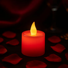 Electrical Candles Diya LED Tea Light, Diwali(1 Pc / Red) - justgrabit.in | Just Grab It