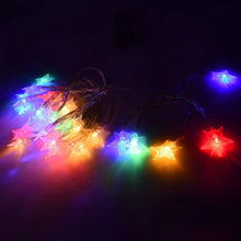 28 LED / Star 3.9 Meter Star Shape Led Light Battery Operated with Flashing Modes for Home Decoration, Kids Room, Waterproof Diwali & Wedding LED Christmas Light Indoor and Outdoor Light ,Festival Decoration (Multicolor Battery Not Included 3.9Mtr) - Justgrabit Inc.