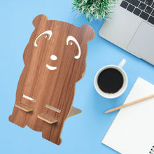 Wooden Cartoon Shape Design Mobile Stand (1 Pc) - justgrabit.in | Just Grab It