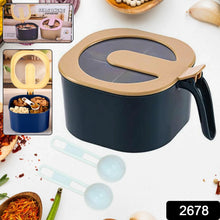 Fancy 4 - Section Masala Box for Kitchen Storage (Spice Container) - Justgrabit Inc.