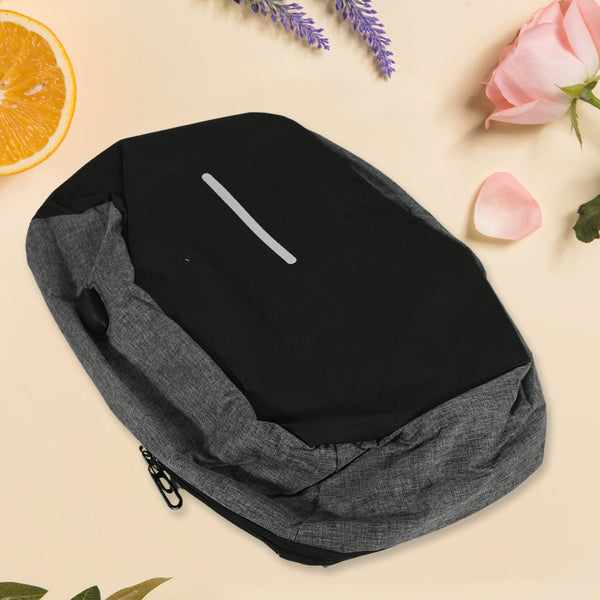Waterproof Anti - Theft Crossbody Sling Bag – PU Leather with USB Charging - justgrabit.in | Just Grab It