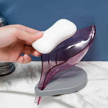 Soap Tray self draining Leaf soap Box Storage soap Box Rack Leaf Laundry soap Box with Suction Cup, Suitable for Bathroom and Kitchen Plastic Tray Rack (1 Pc) - Justgrabit Inc.