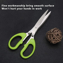 Multifunction Vegetable Stainless Steel Herbs Scissor with 3 Blades - justgrabit.in | Just Grab It