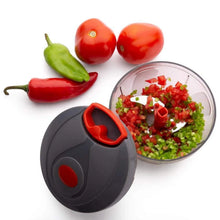 Manual Food Chopper, Compact & Powerful Hand Held Vegetable Chopper / Blender - Justgrabit Inc.