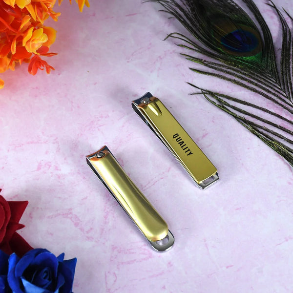 Stainless Steel Folding Portable Large Nail Clippers with Nail File (1 Pc / Mix Design) - justgrabit.in | Just Grab It