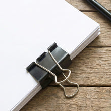 Extra Large Heavy - Duty Black Binder Clips Set (41 mm, 12 Pc) - justgrabit.in | Just Grab It