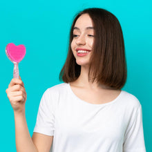 Heart Shape Hair Brush Massage Shower Comb (1 Pc), Hair accessories - justgrabit.in | Just Grab It