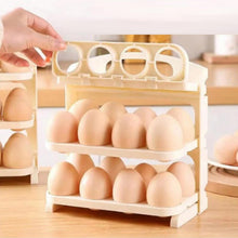 Plastic Foldable Egg Tray | 24 Grid Egg Storage Box (1 Pc) - justgrabit.in | Just Grab It