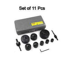 Hole Saw 11 Pc For Making Holes Over Walls For Types Of Purposes Etc. - Justgrabit Inc.