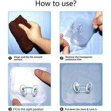 Transparent Self - Adhesive Wall Hook – Drill - Free, Waterproof & Oil - Proof for Toothbrush, Socket (1 Pc) - Justgrabit Inc.