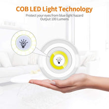 LED Light Under Closet Battery Powered Closet Wall Lamp with Remote Control Bedroom Kitchen Set of 3 LED Lights And 1 Remote Control (Battery Not Included) - Justgrabit Inc.