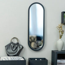 Modern Oval Wall - Mounted Bathroom Mirror (1 Pc) - Justgrabit Inc.