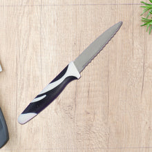 Ritu Stainless Steel Serrated Blade Zebra Kitchen Knife (1 Pc) - justgrabit.in | Just Grab It