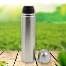 Vacuum Flask Without Cover, 18/8 Stainless Steel | Hot and Cold Water Bottle with Push - Down Lid | Double Walled Stainless Steel Bottle for Travel, Home, Office, School, Picnic (1000 ML / Without Cover) - Justgrabit Inc.