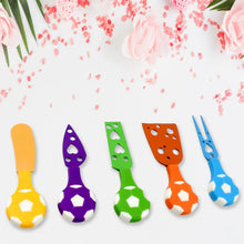 Football Soccer Cheese Knife Set (5 Pcs Set) - justgrabit.in | Just Grab It