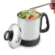 Soup Pot with Lid, Stainless Steel Multi Cooker Kettle (800W / 2.5 Ltr.) - justgrabit.in | Just Grab It