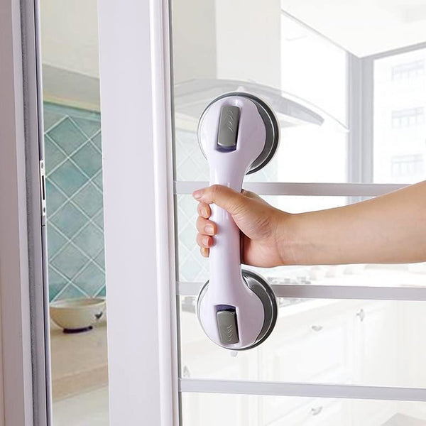 Suction Grab Bar Handle for Bathroom Safety (1 Pc) - justgrabit.in | Just Grab It