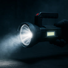Heavy - Duty Rechargeable USB LED Hand Torch with COB Side Light (1 Pc) - justgrabit.in | Just Grab It