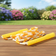 Yellow & White Beaded Skipping Jump Rope (1 Set) - justgrabit.in | Just Grab It