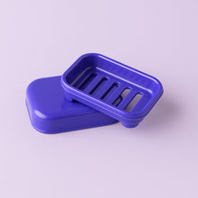 Premium Quality Rectangular Blue Plastic Soap Case (1 Pc) - justgrabit.in | Just Grab It