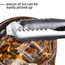 Stainless Steel Tong Lifting Ice Cubes, Sugar Cubes | Serving Tongs (13 Cm / 1 Pc) - justgrabit.in | Just Grab It