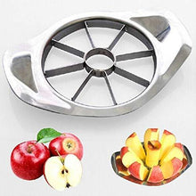 Stainless Steel Apple Cutter / Slicer with 8 Blades and Handle - justgrabit.in | Just Grab It