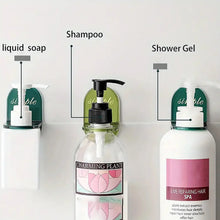 Shower Gel Bottle Holder, Wall Mounted Hook, L Shape Bottle Rack, Rust Resistant, Seamless Hook for Kitchen and Bathroom for Shampoo Lotion Soap Liquid Dispenser Bottle (1 Pc) - Justgrabit Inc.