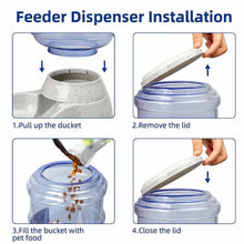 Automatic Pet Food Dispenser Self - Dispensing Pet Feeder Food Dispenser - Justgrabit Inc.