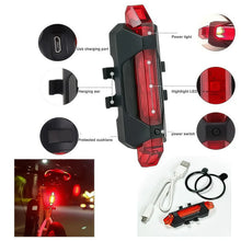 Combo of Bicycle LED USB Rechargeable Head Light and Tail Light (2 Pc Set) - justgrabit.in | Just Grab It