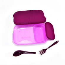 Unbreakable Leak - Proof BPA - Free Lunch Box with 2 Containers & Spoon - justgrabit.in | Just Grab It