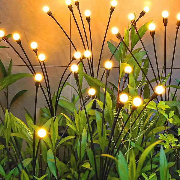 Solar - Powered Firefly Garden Decorative LED Light Set (2 Pc) - justgrabit.in | Just Grab It