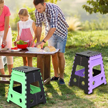 1pc 18inch Folding Stool for Adults and Kids, Also For Kitchen Stepping With (Brown Box) - Justgrabit Inc.