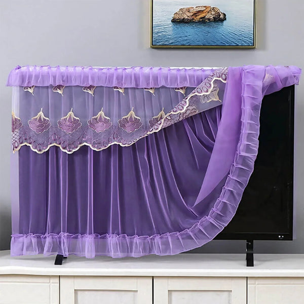 Dustproof Cover for Indoor, TV Screen Protector Cloth Cover (32 Inch) - justgrabit.in | Just Grab It