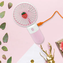 Portable Small Electric Fan Handheld, Rechargeable Mini Student Handheld Dormitory Class Personal Fan - Justgrabit Inc.