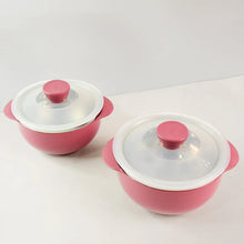 Apex Premium Plastic Serving Bowl Set with Lids (2 Pc) - Justgrabit Inc.